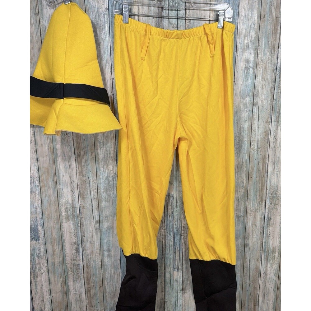 Rubies Curious George Man in the Yellow Hat 3-Piece Adult Costume One Size - Picture 7 of 16